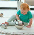 Sensorische reflecterende zilveren ballen – 4 delige set