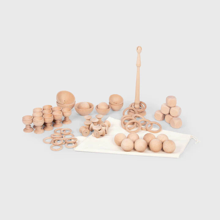Heuristische speel-startset – houten set