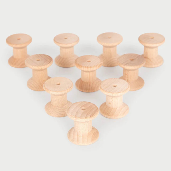 Houten spoelen groot