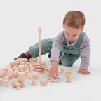 Houten spoelen groot