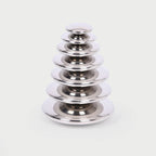 Reflecterende zilveren knoppen – sensorische set (7 stuks)