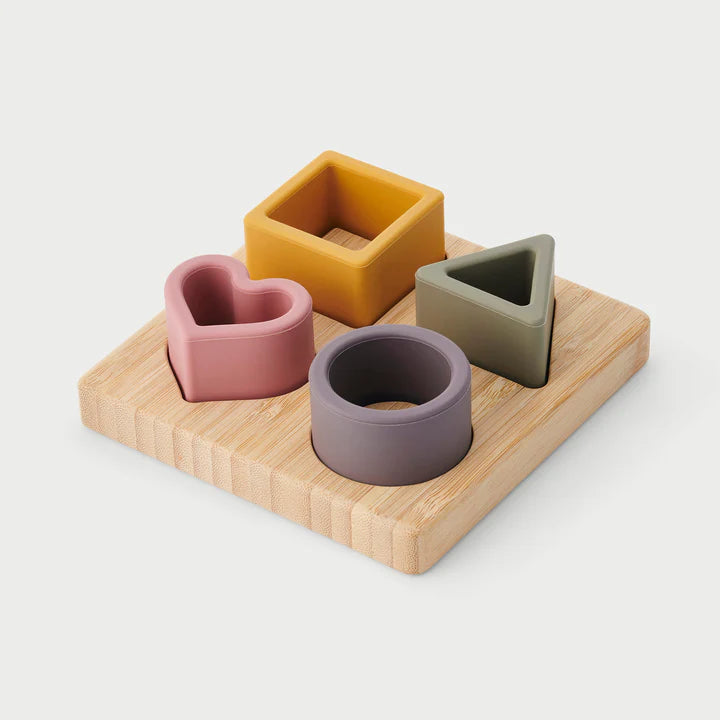 Silisoft figuren puzzel – aarde kleuren