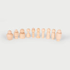 Houten gemeenschapsfiguren – 10 delige set