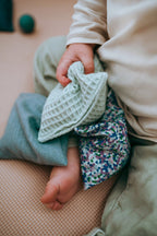 Sensorische pittenzakjes mini – Green Jeans (3 stuks)