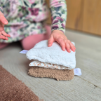 Sensorische pittenzakjes mini – Nature (3 stuks)